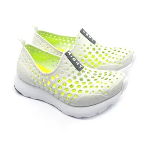 Kids White Fiber Sneaker