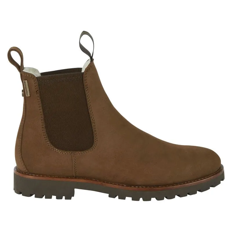 Le Chameau Chelsea Aventure Fourrée Ladies Waterproof Boots - Marron