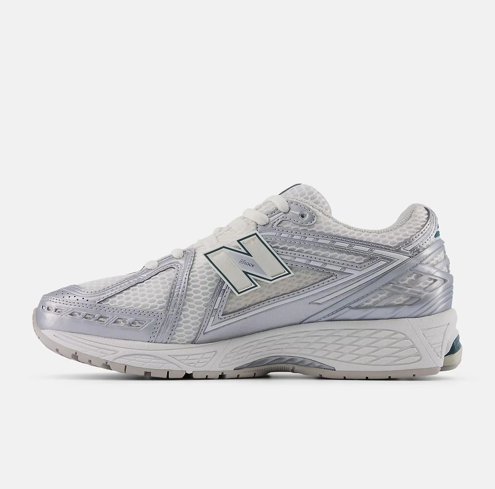 New Balance 1906 White/Silver Trainers