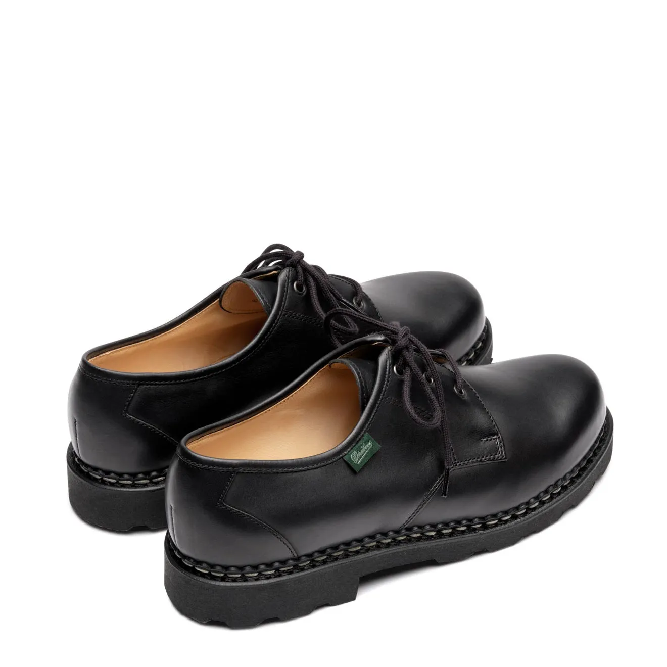 Paraboot Castel Shoe Smooth Black Leather