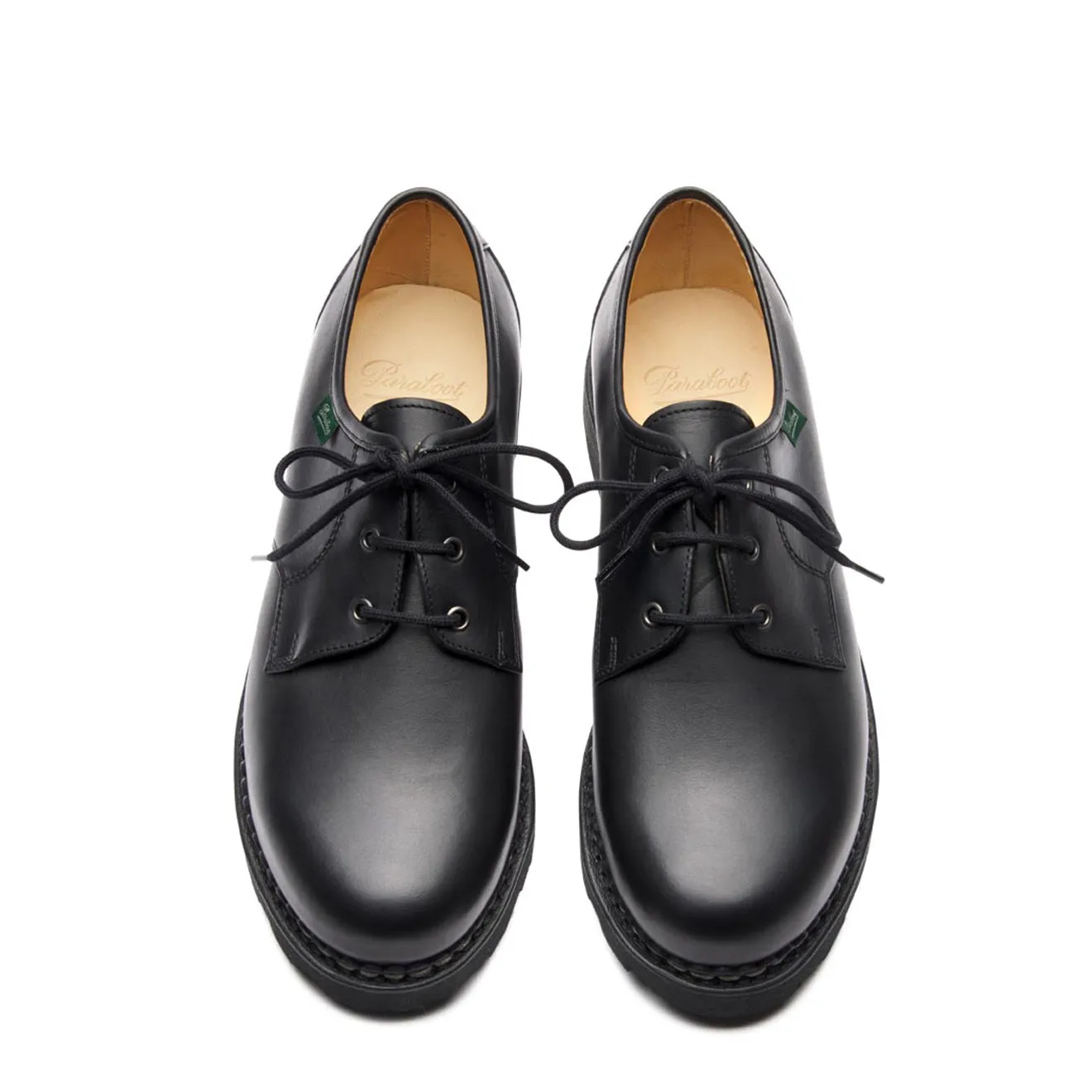 Paraboot Castel Shoe Smooth Black Leather