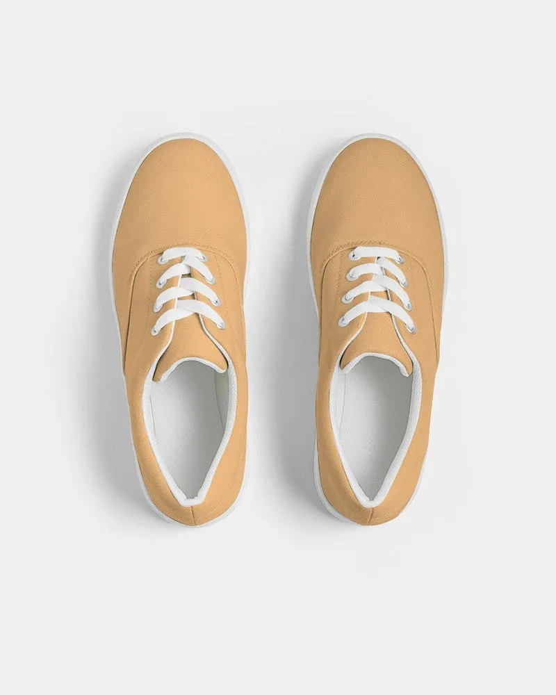 Pastel Orange Women's Canvas Sneakers | Women's | Bright Pastel Orange | C0M30Y60K0