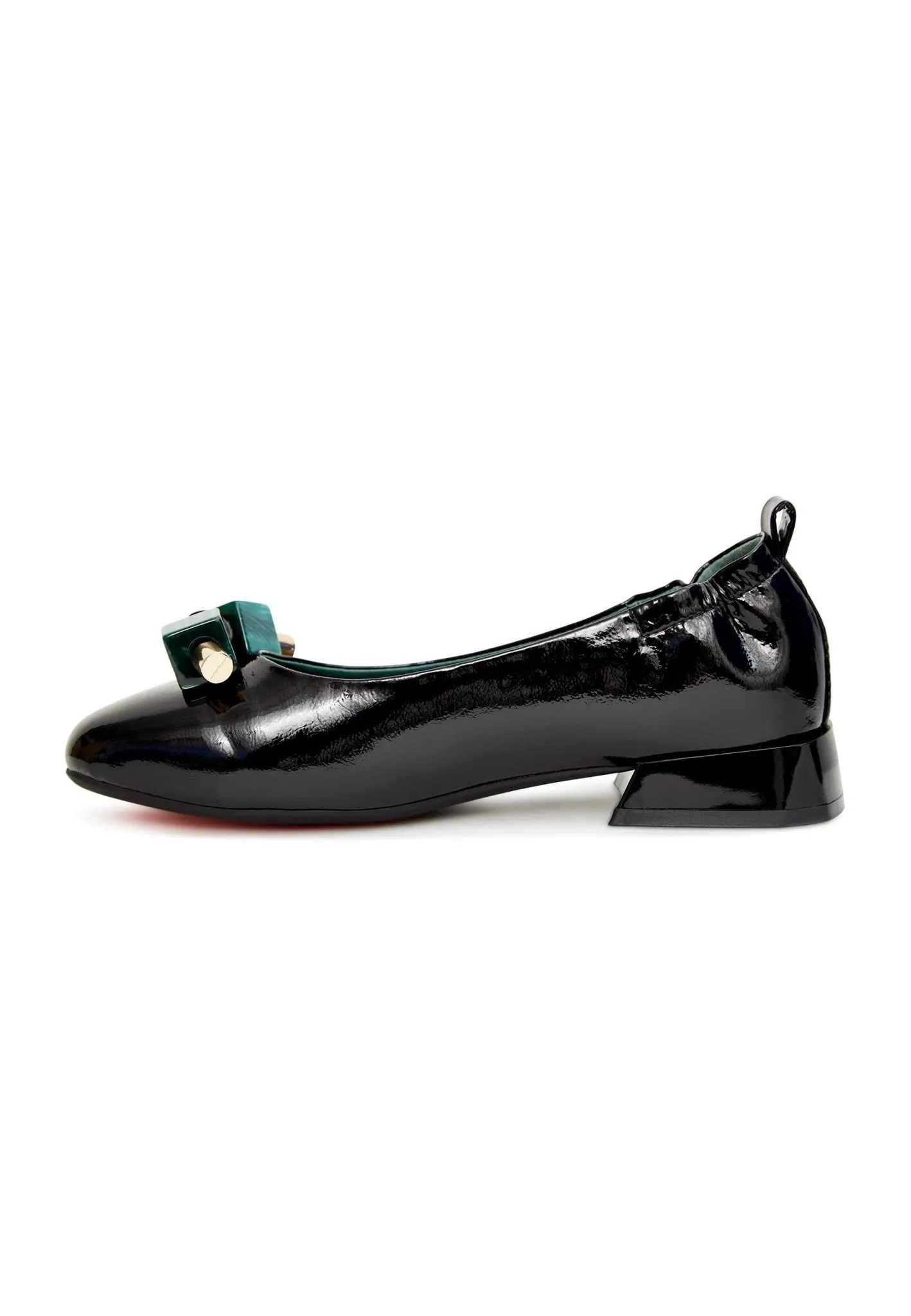 Patent Leather Ballerinas - Black