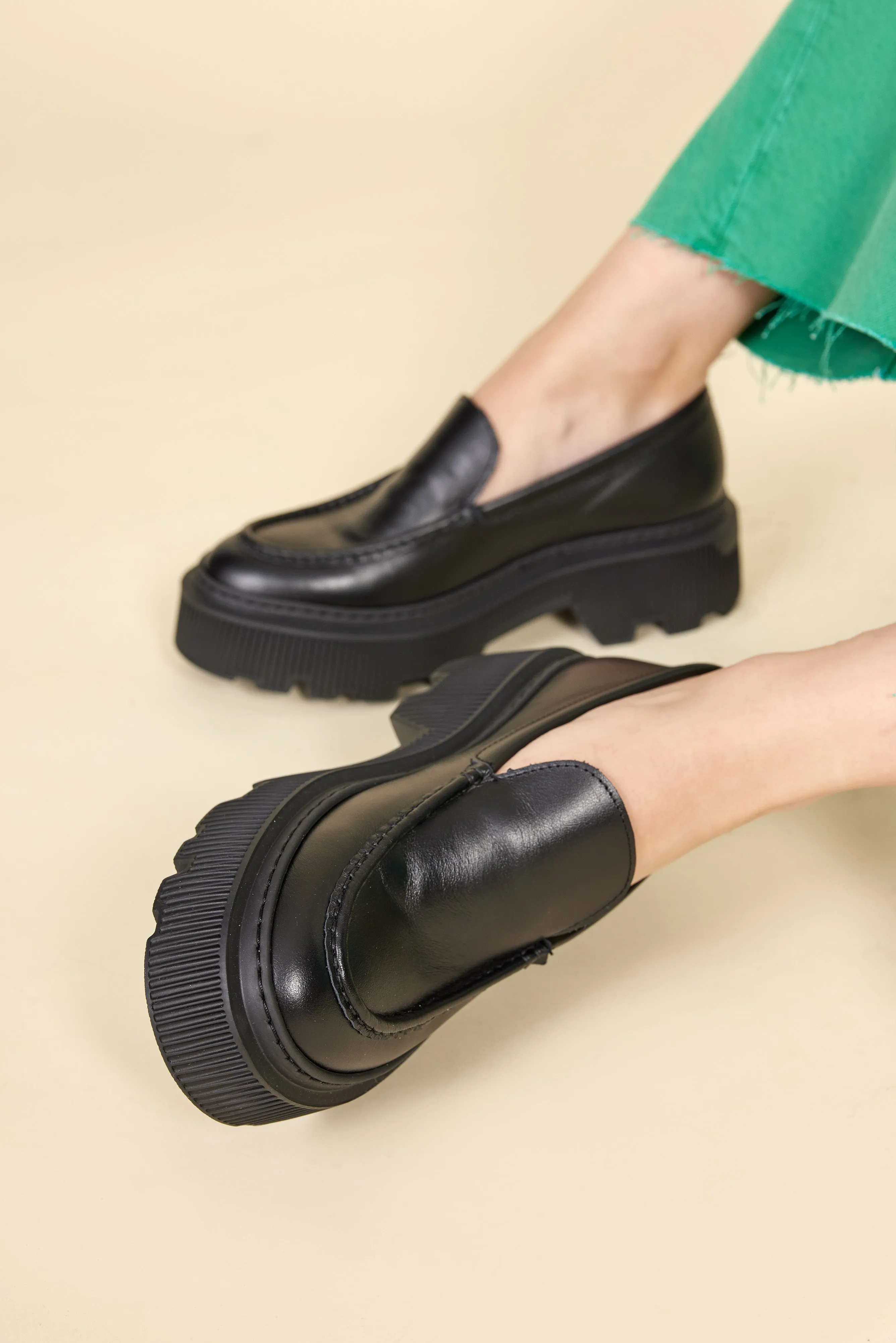 Penny Black Chunky Loafers