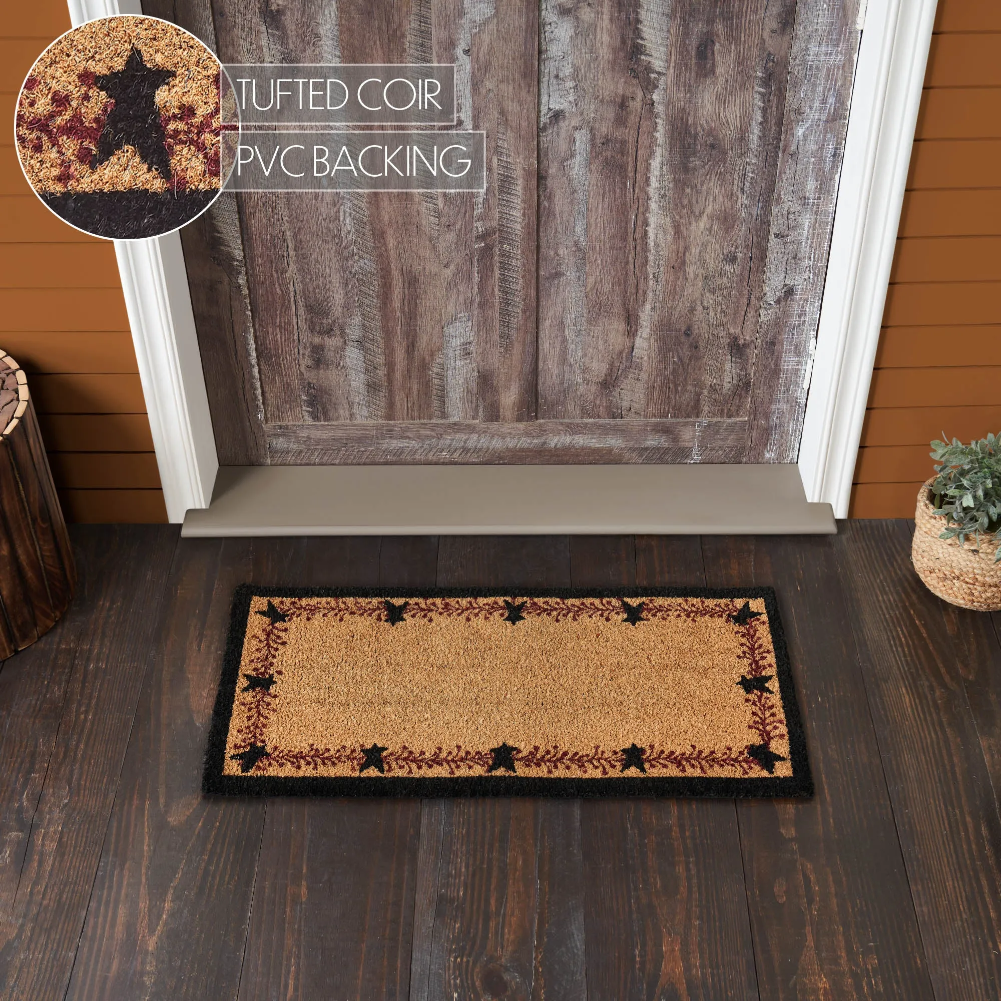 Pip Vinestar Coir Rug Rect 17x36