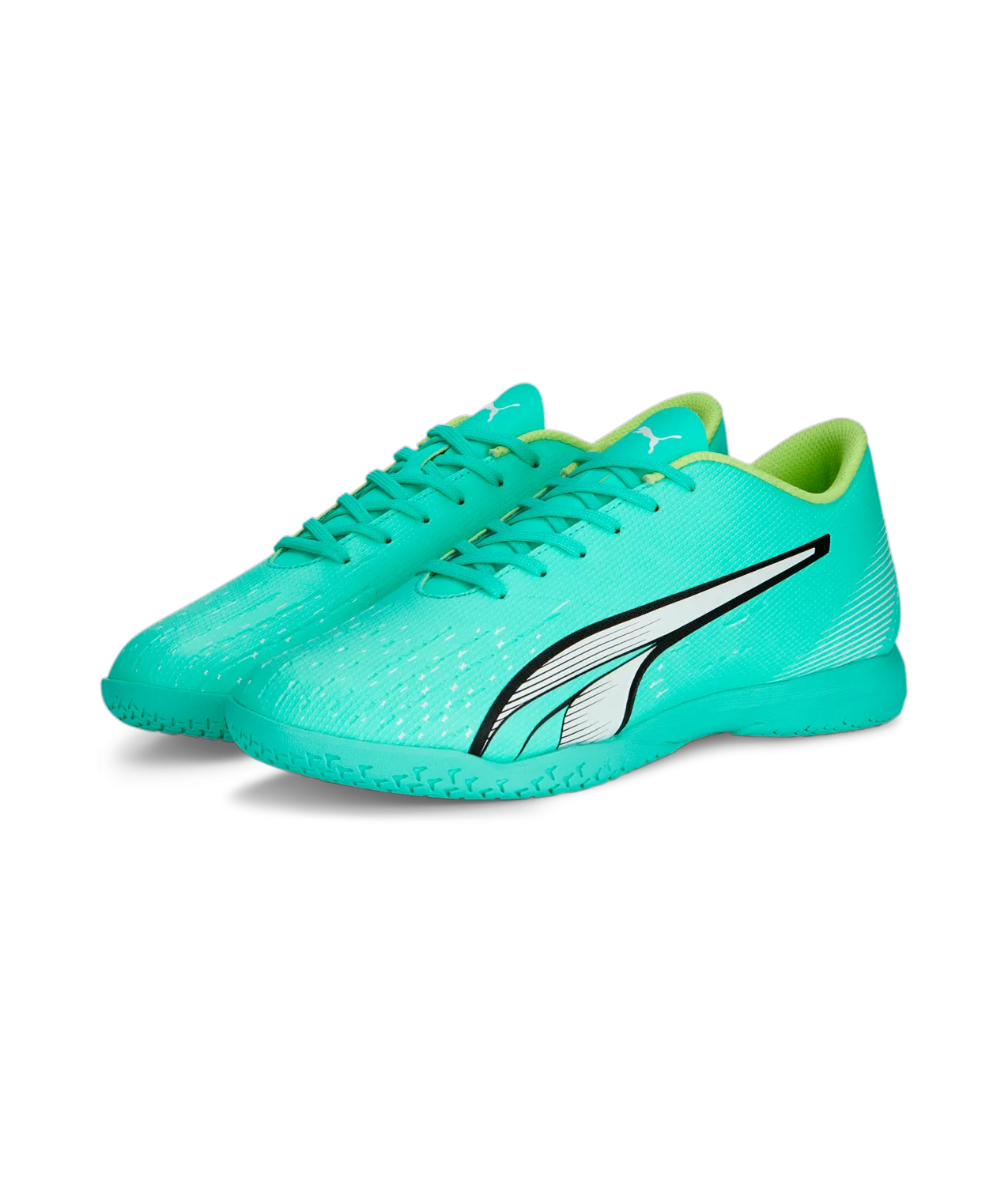 Puma Ultra Play Indoor Soccer Shoes 107227 03  ELECTRIC PEPPERMINT-PUMA WHITE-FAST YELLOW