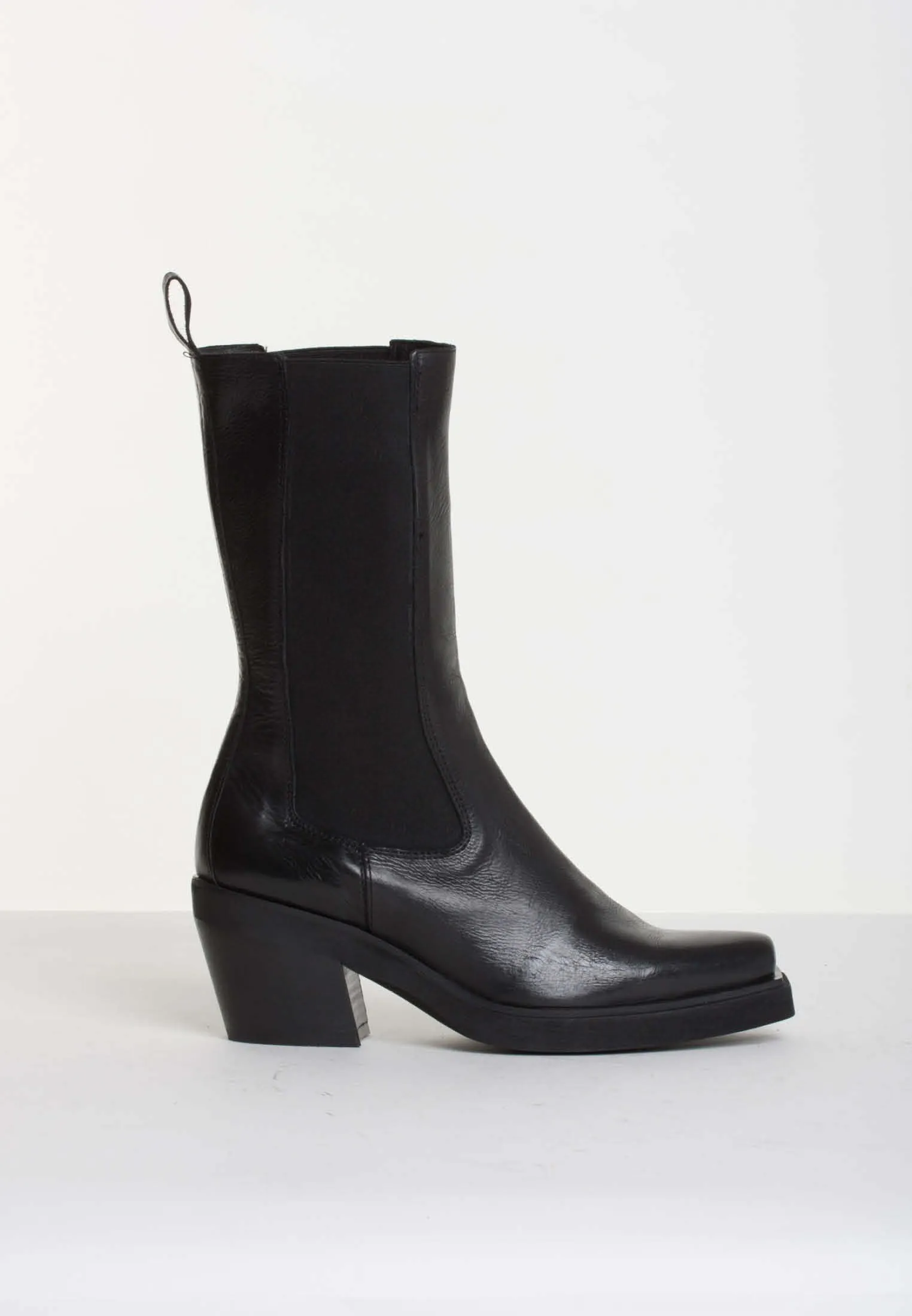 Race Black Ankle Boots