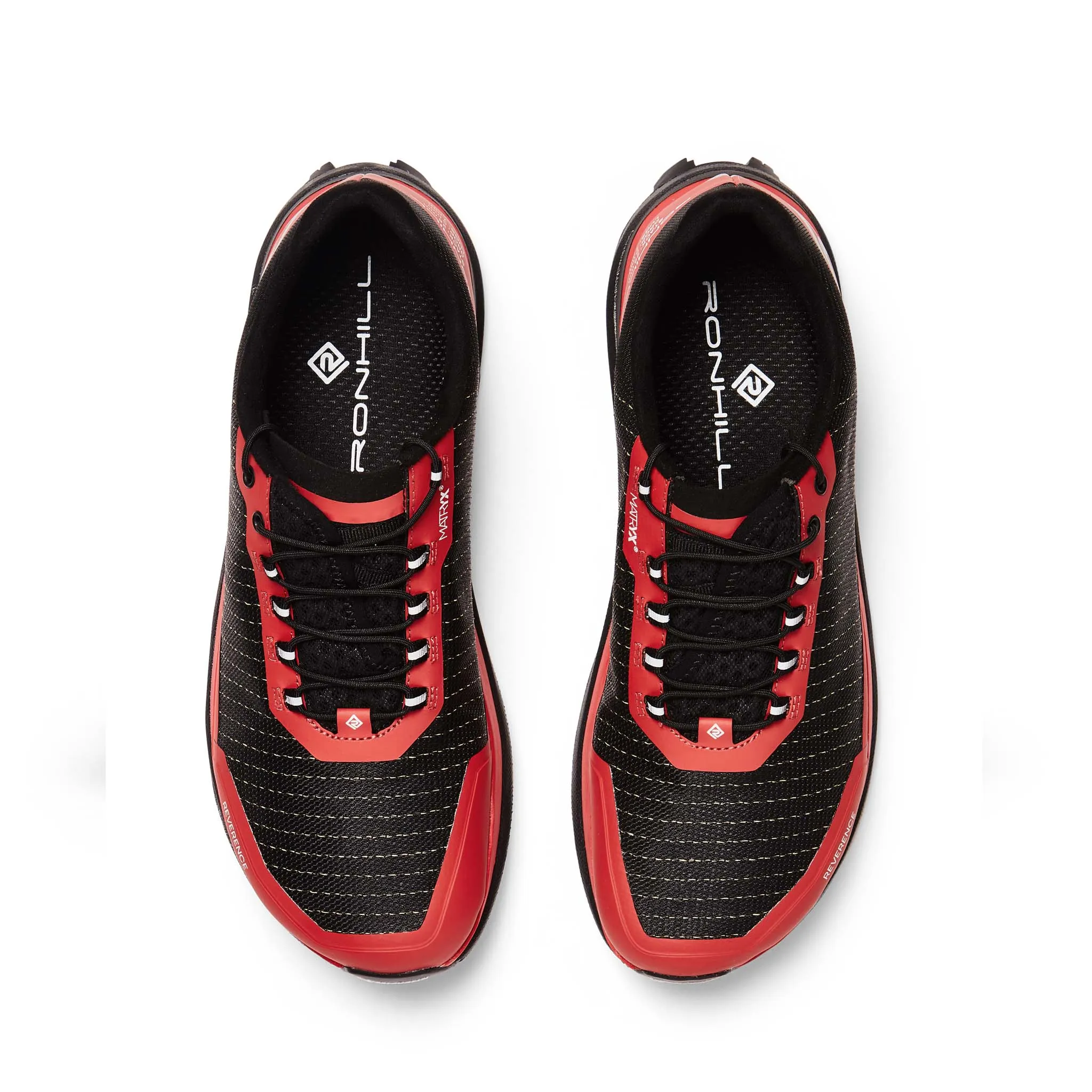 Ronhill | Men's Reverence Running Shoes - Black/Red