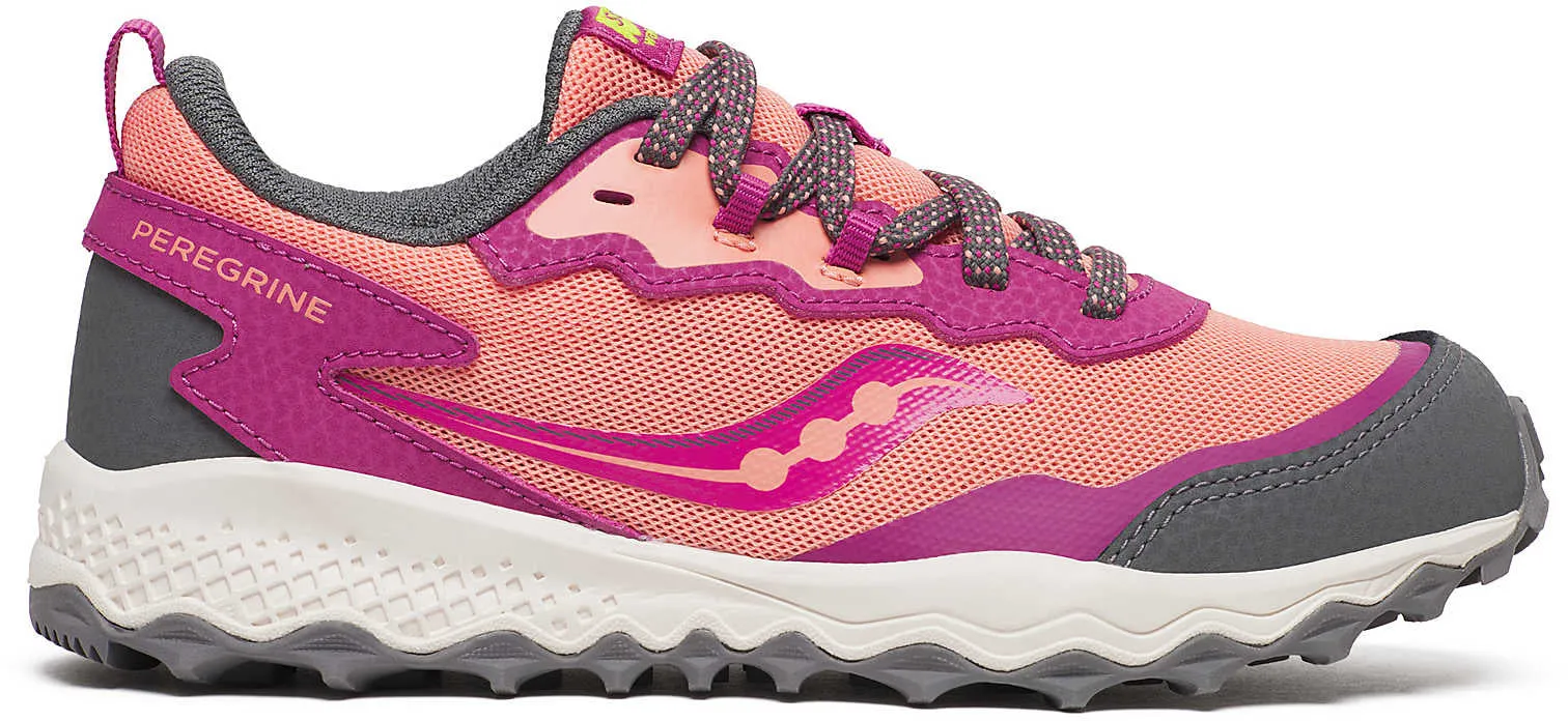 Saucony Peregrine KDZ Shield Junior Trail Running Shoes - Pink