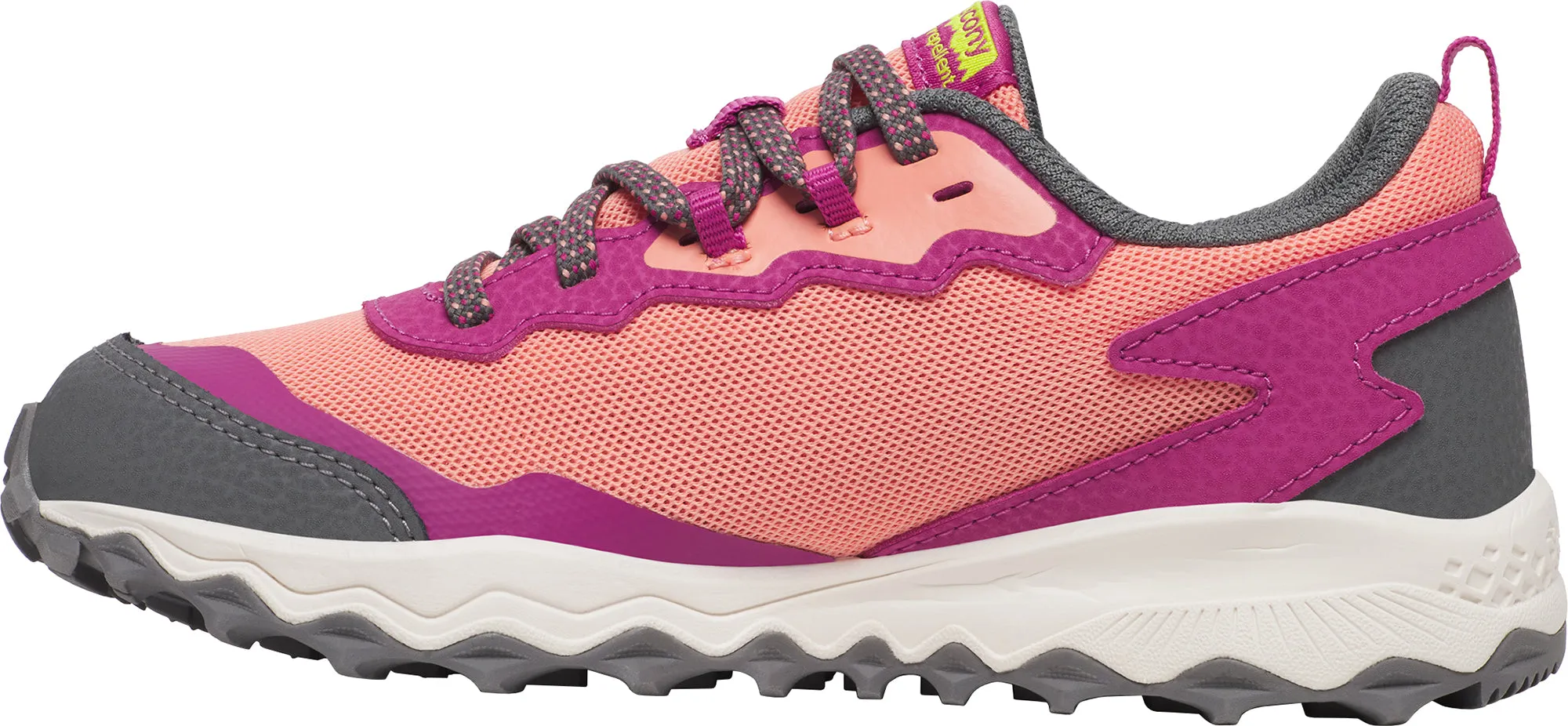 Saucony Peregrine KDZ Shield Junior Trail Running Shoes - Pink