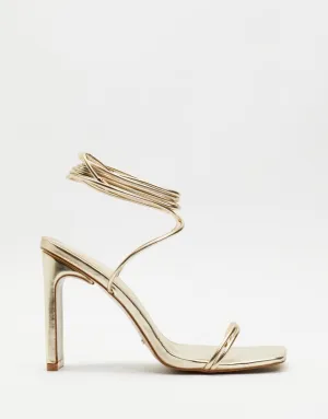 TILLARA HEEL- GOLD METALLIC