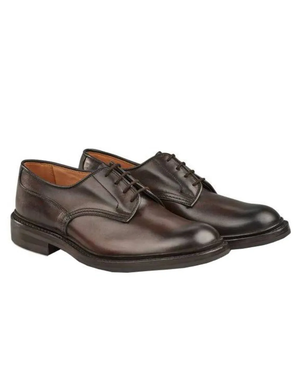 Trickers Woodstock Dainite Sole Plain Derby Shoes