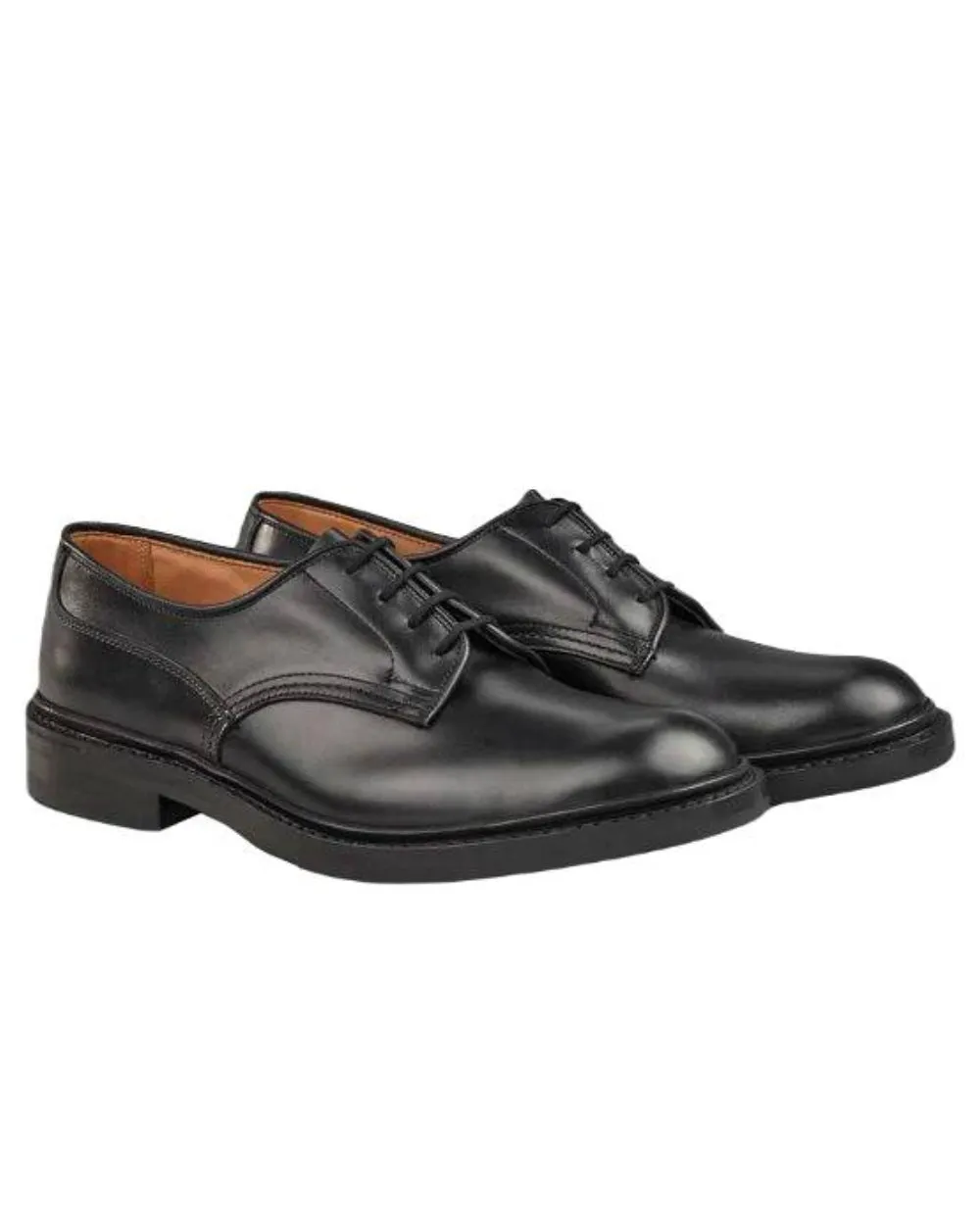 Trickers Woodstock Dainite Sole Plain Derby Shoes