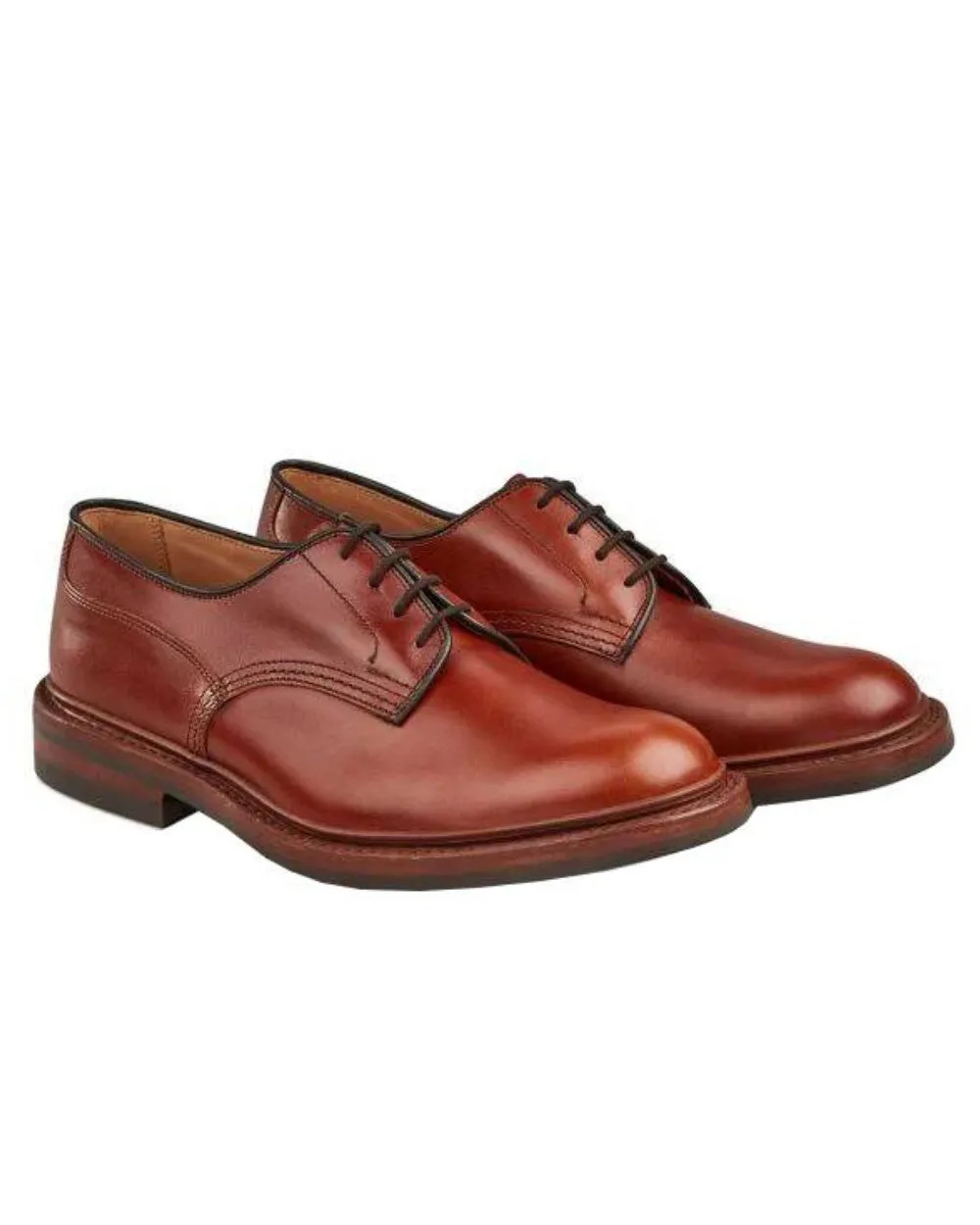 Trickers Woodstock Dainite Sole Plain Derby Shoes