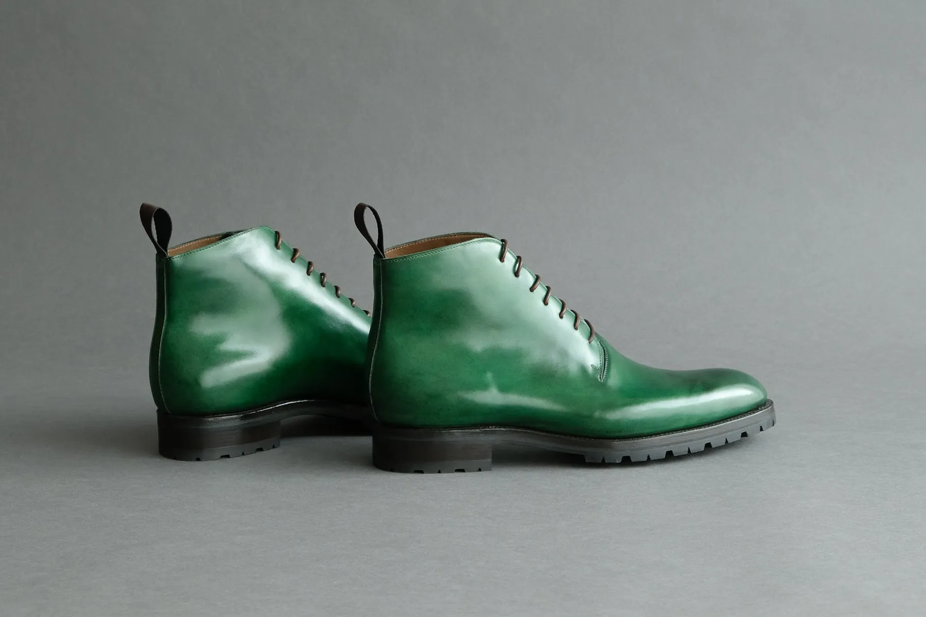 TwoThreeOne.Racer Wholecut Derby From Bavarian Calf Leather