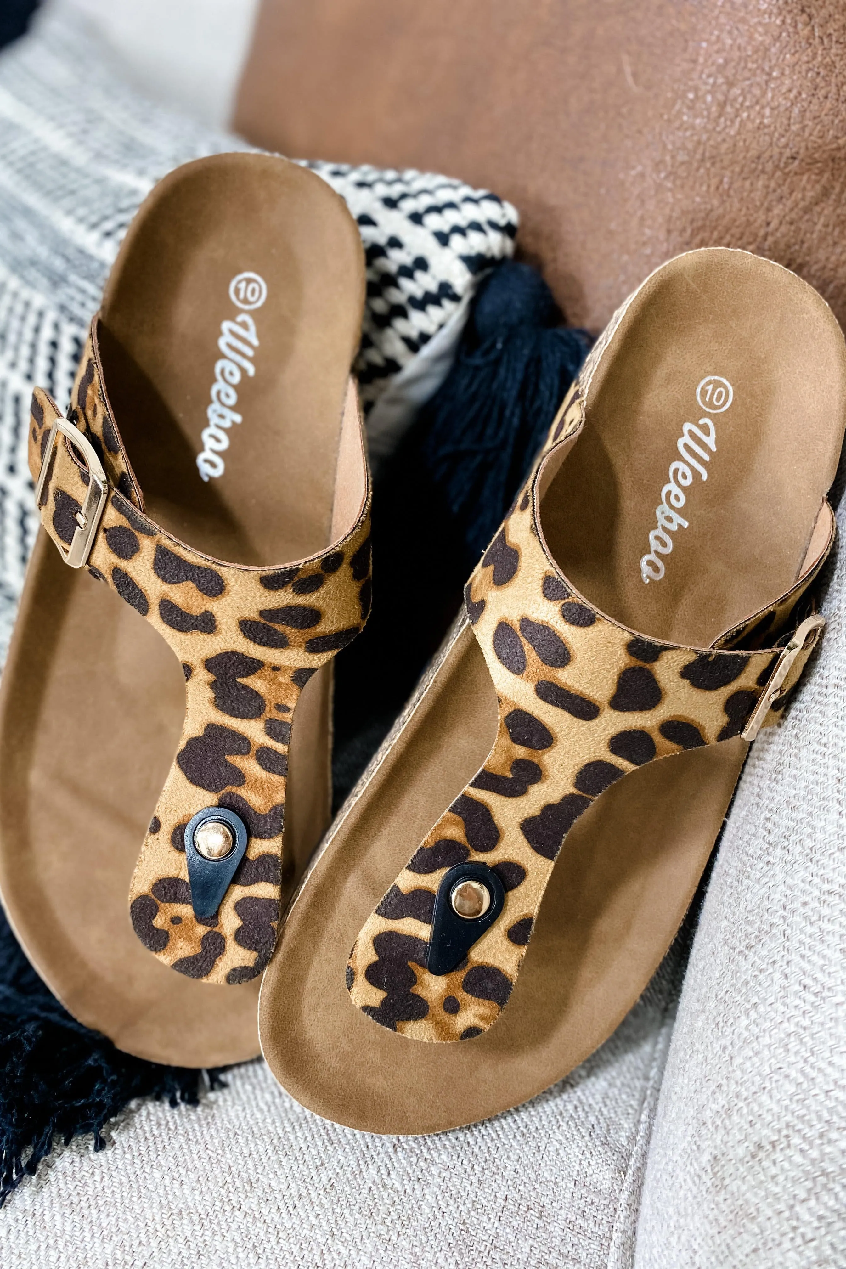 Walk It Out- Leopard Slip On Sandal