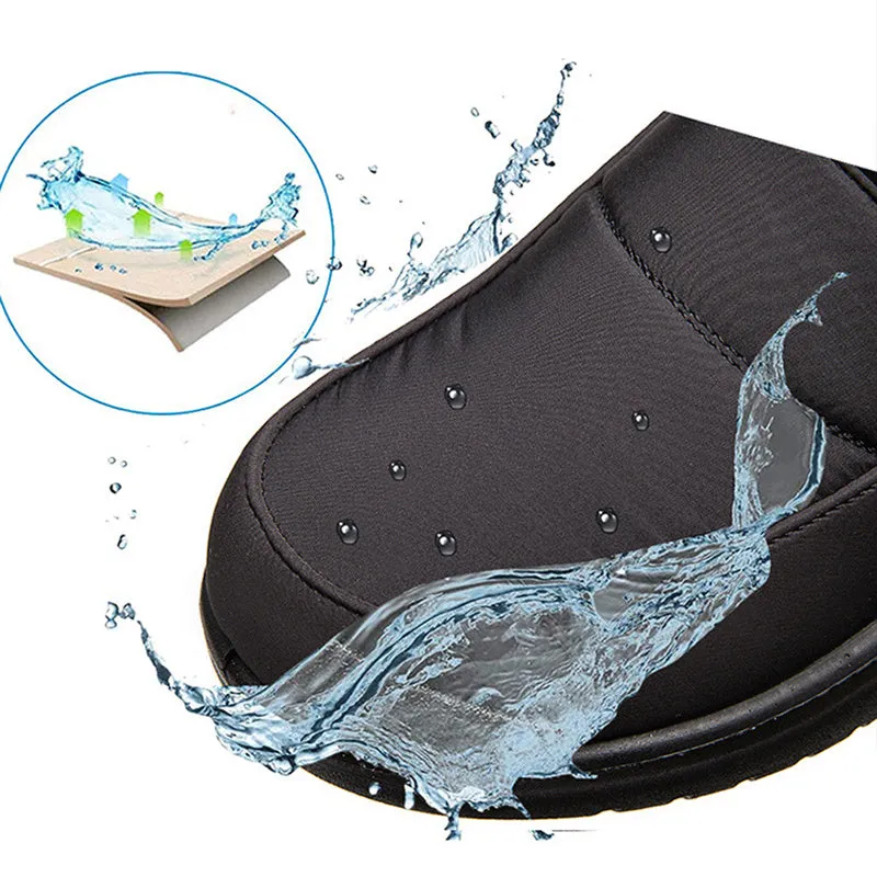 Waterproof Flat Heels Warm Ankle Snow Boots